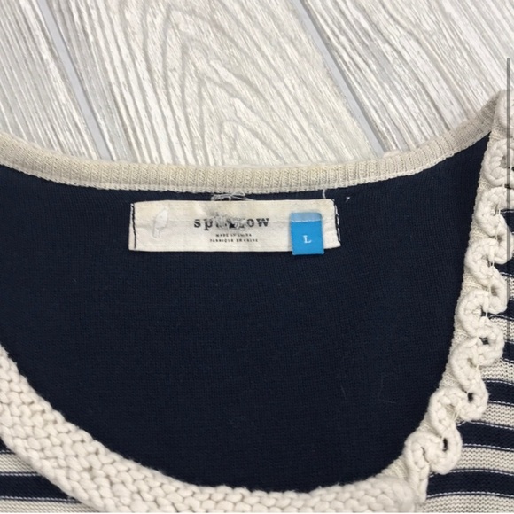 Anthropologie Sparrow Blue Loose Lines Cardigan - Picture 6 of 7